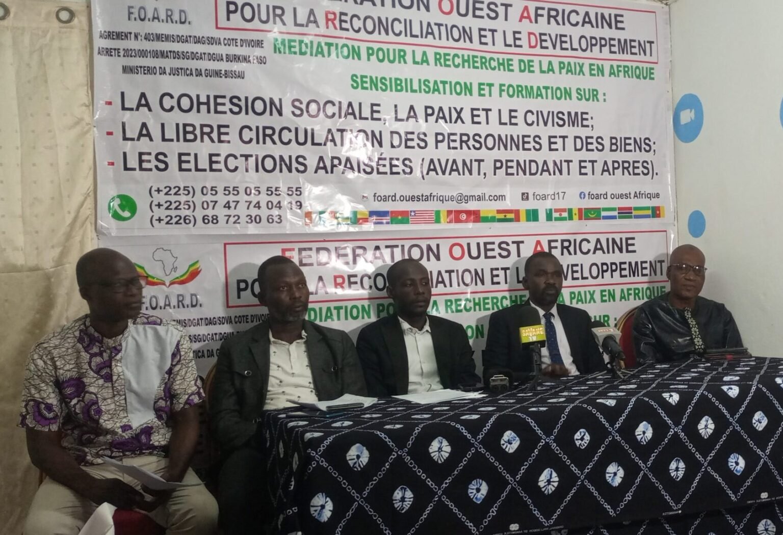 Côte d’Ivoire : La FOARD engage une campagne pour renforcer la paix et le civisme