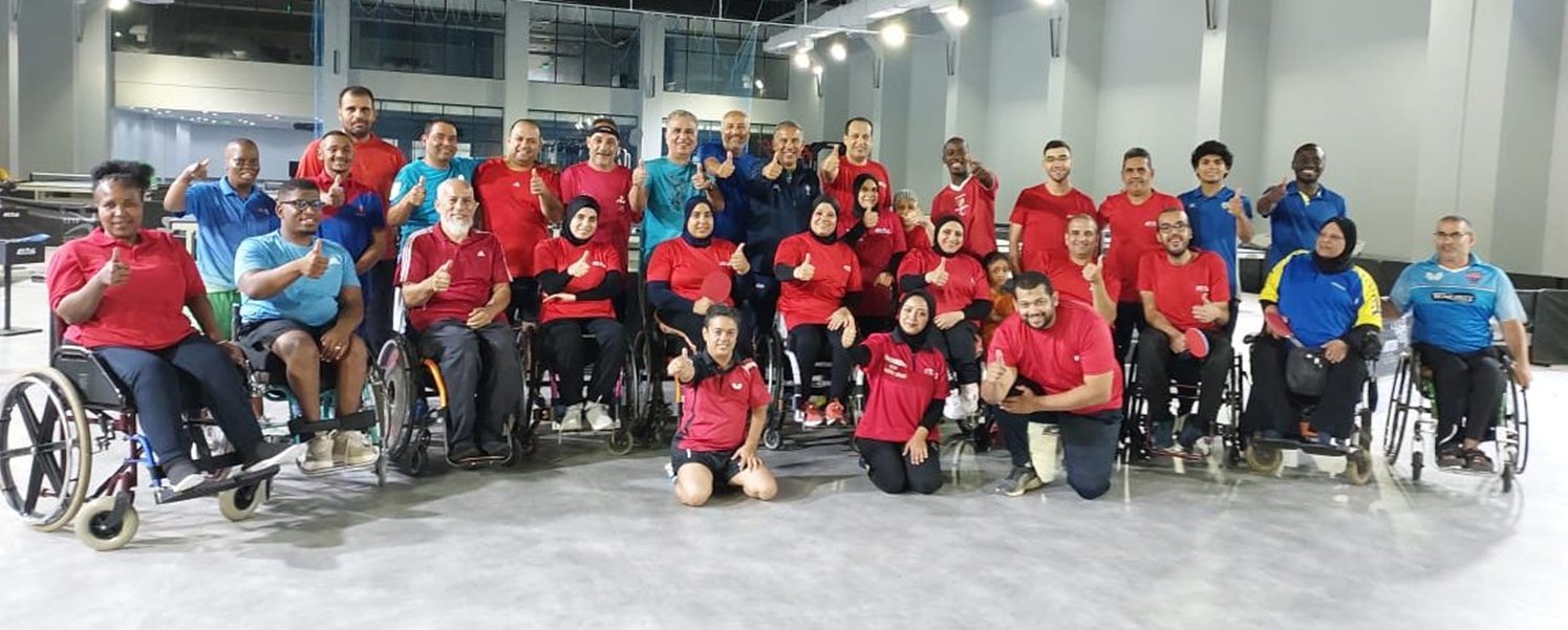 Para tennis de table : un stage Afrique-Asie en Égypte pour renforcer la préparation paralympique